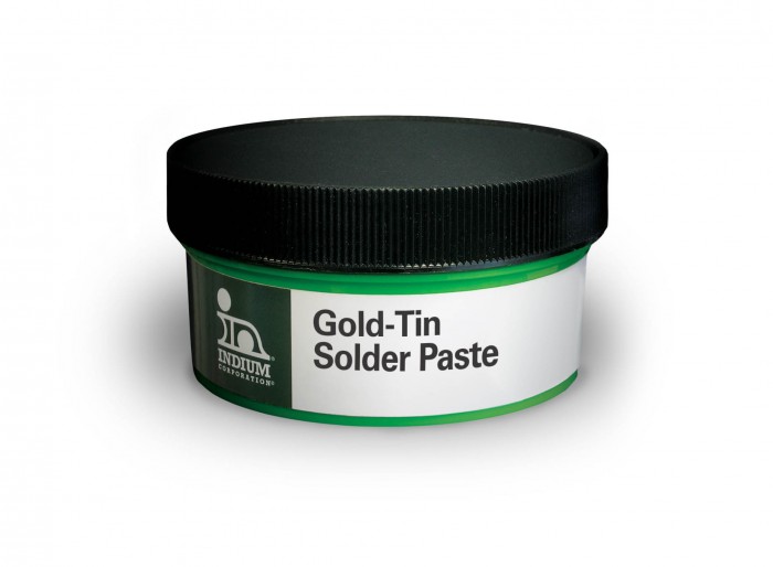 Gold-tin solder paste