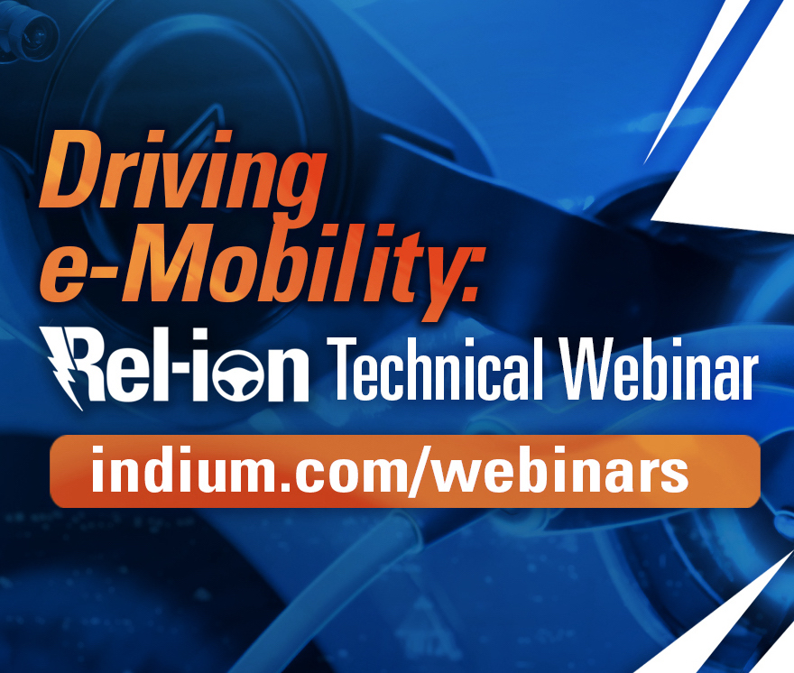 EV Experts to Share Technical Insights with Driving e-Mobility: Rel-ion™ Technical Webinars news photo