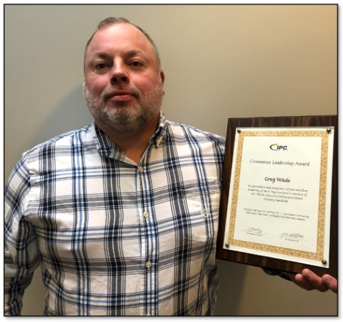 Indium Corporation's Greg Wade Earns IPC Leadership Award  news photo