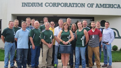 Indium Corporation's 2015 Boilermaker Team Breaks Company Record news photo