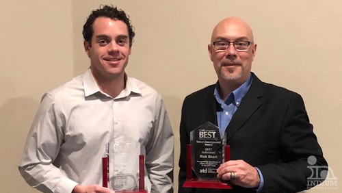 Indium Corporation's Short and McCoy Recognized As CNY BEST by CNY Association for Talent Development news photo