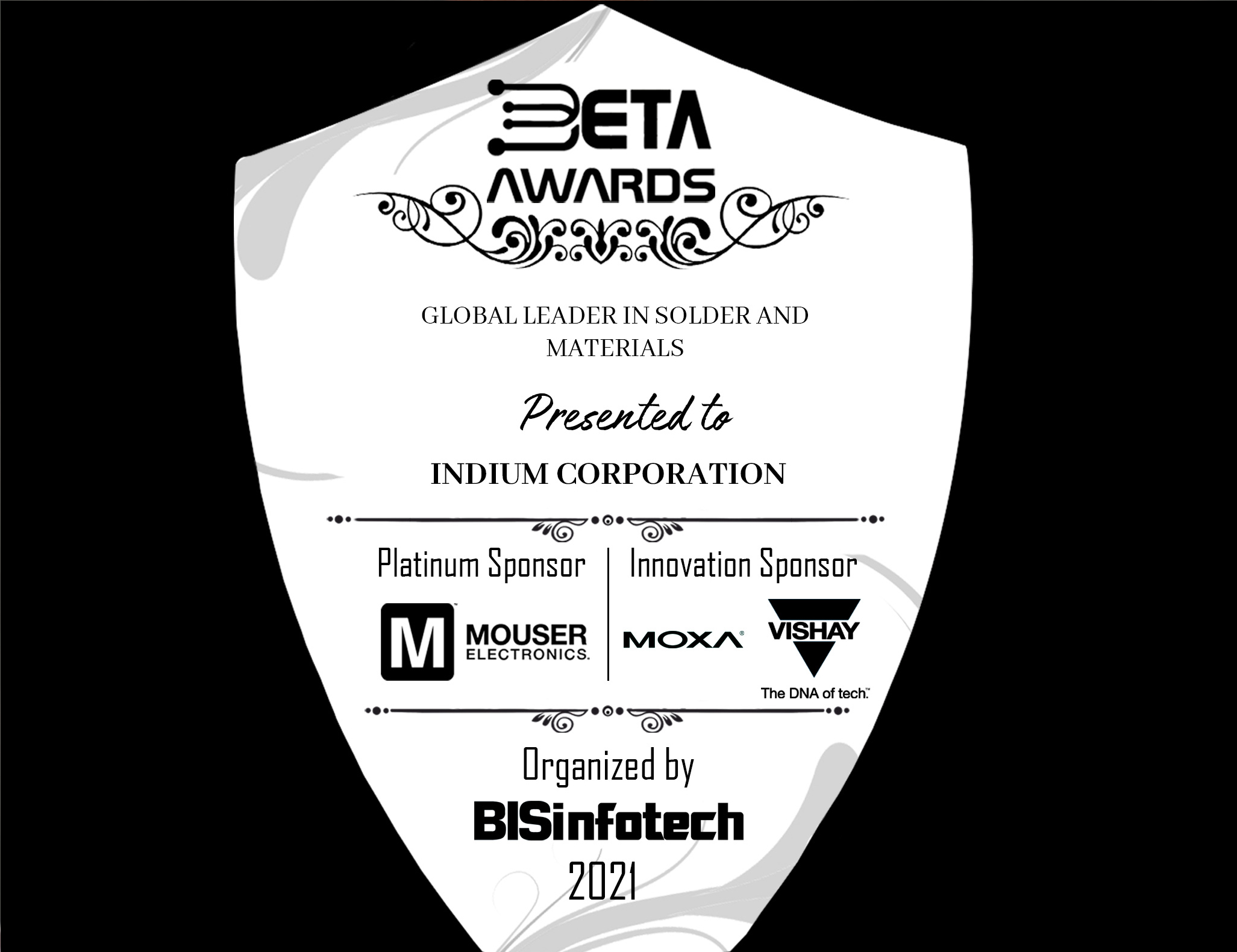 Indium Corporation Honored as Global Leader in ‘Solder and Materials’ with BETA Award news photo