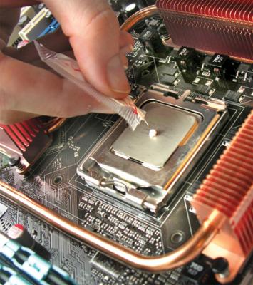 Dispensing Thermal Grease. Image Courtesy of computershopper.com