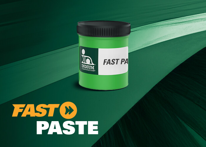 Fast paste container