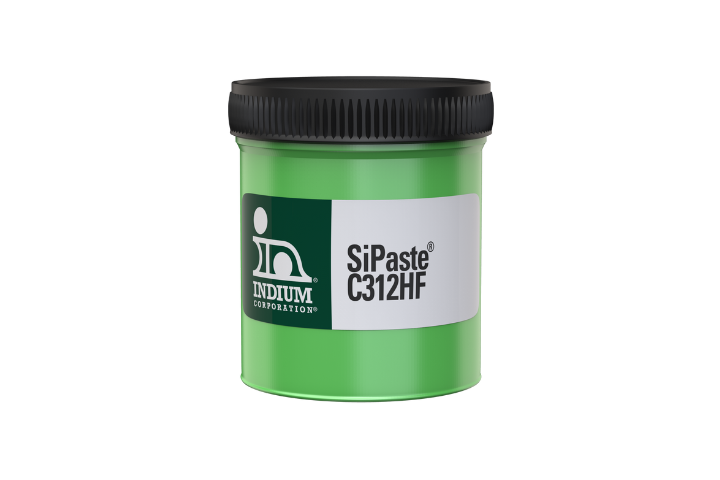 SiPaste® C312HF, a halogen-free, cleanable solder paste formulated for fine-feature printing