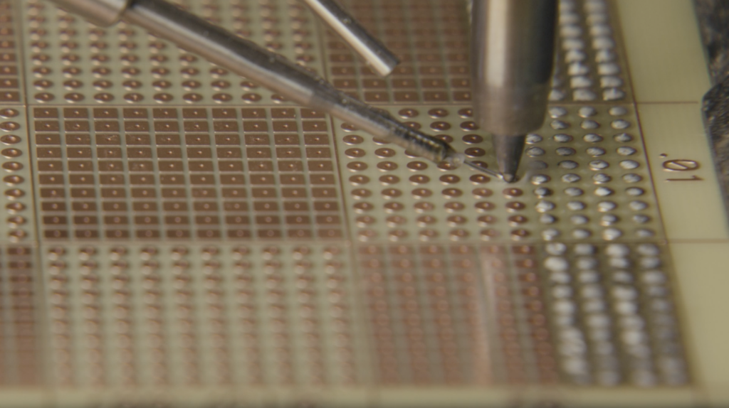 Robotic Soldering close up